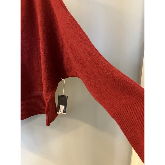 Worthington Womens NWT Luxury Red Tunic Sweater Size XXL - Picture 7 of 8